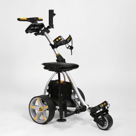 Bat-Caddy X3 Sport Electric Push Cart w/ Free Accessory Kit
