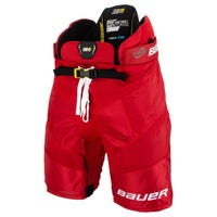 Bauer Supreme 3S Pro Intermediate Ice Hockey Pants in Red Size Large