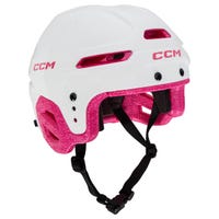 CCM Mutltisport Youth Hockey Helmet in White/Pink