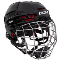 CCM Tacks 70 Youth Hockey Helmet Combo in Black