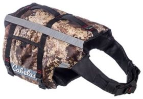Cabela's Advanced Life Jacket for Dogs - TrueTimber Prairie - L For Dogs 60-90 lbs.
