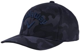 Callaway Men's Camo Flexfit Snapback Golf Hat in Dark Navy