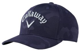 Callaway Men's Camo Flexfit Snapback Golf Hat in Navy