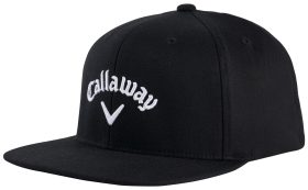 Callaway Men's Flat Bill Snapback Golf Hat in Black