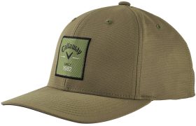 Callaway Men's Rutherford Flexfit Snapback Golf Hat in Military Green