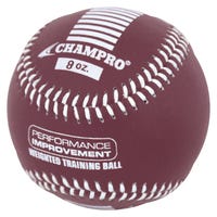 Champro Weighted Training Baseball in Maroon Size 9in./8oz
