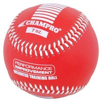 Champro Weighted Training Baseball in Red Size 9in./7oz