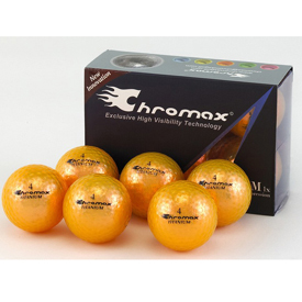 Chromax M1x Golf Balls (6 Pack) - Orange