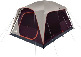 Coleman Skylodge 8-Person Cabin Tent, red