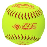 Diamond DRC-11FPSC USA Fastpitch Ball - 1 Dozen in Yellow Size 11 in