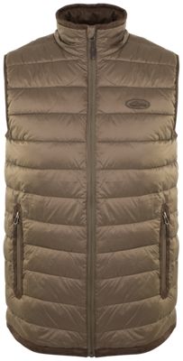 Drake Waterfowl Double Down Vest for Men - Pintail Brown - S