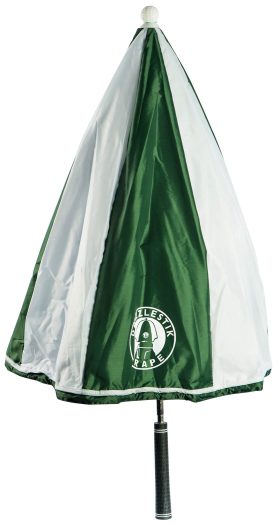 DrizzleStik Drape Golf Bag Umbrella, Nylon in Green, Size 3.5" x 21.5"
