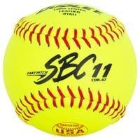Dudley SBC 11" USA Fastpitch Softball - 1 dozen in Optic Yellow Size 11 in