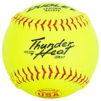 Dudley Thunder Heat USA 4A-147Y Fastpitch Softball - 1 Dozen in Yellow Size 12in