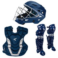 Easton Gametime X Youth Baseball Catcher's Set in Navy/Silver