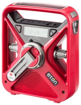 Eton American Red Cross FRX3+ Self-Powered Weather Alert Radio with LED Flashlight and Cell Phone Charger