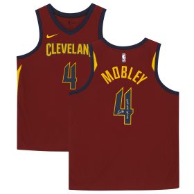 Evan Mobley Cleveland Cavaliers Autographed Wine Nike Swingman Jersey with "2021 #3 Pick" Inscription