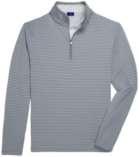 FootJoy Men's French Terry 1/4 Zip Golf Pullover in Heather Grey, Size S