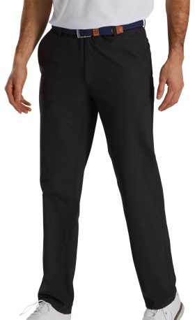 FootJoy Men's Performance Knit Golf Pants, 100% Polyester in Black, Size 33x30