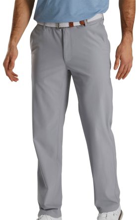 FootJoy Men's Performance Knit Golf Pants, 100% Polyester in Grey, Size 30x30