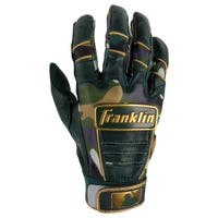 Franklin CFX Chrome Memorial Day Youth Batting Gloves in Camo Size Medium