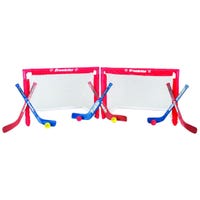 Franklin Mini Hockey Folding Insta-Set® in White/Red/Blue Size 28in. Wide x 20in. High x 20in. Deep