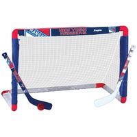 Franklin New York Rangers NHL Mini Hockey Goal Set Size 28in. Wide x 20in. High x 12in. Deep