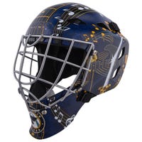 Franklin St. Louis Blues GFM 1500 Goalie Face Mask in Navy