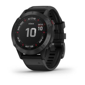 Garmin Fenix 6 Pro Multisport GPS Watch - Black with Black Band