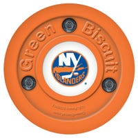 Green Biscuit New York Islanders Training Puck in Orange