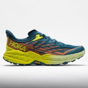 HOKA Speedgoat 5 Men's Trail Running Shoes Blue Coral/Evening Primrose