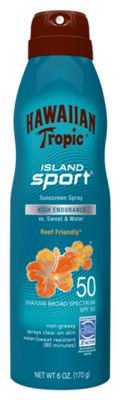 Hawaiian Tropic Island Sport Continuous Spray SPF 50 Sunscreen