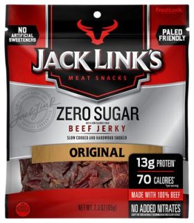 Jack Link's Zero Sugar Original Beef Jerky - 2.3 oz.