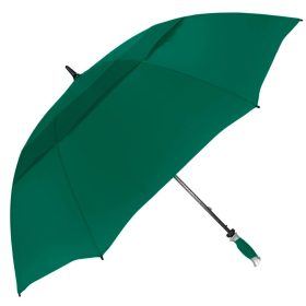 J&M Golf Strombergbrand Typhoon Tamer Vented Golf Umbrella in Green