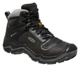 KEEN Durand EVO Waterproof Hiking Boots for Men - Black/Magnet - 11.5M