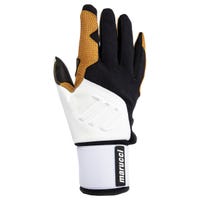 Marucci Blacksmith Men's Baseball Batting Gloves in White/Black Size Large