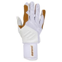 Marucci Blacksmith Men's Batting Gloves - 2022 Model in White Size Large