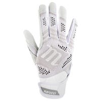 Marucci Breeze Knit Men's Batting Gloves - 2022 Model in White Size X-Large