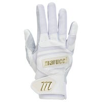 Marucci Pittards Reserve Men's Batting Gloves - 2022 Model in White Size Medium