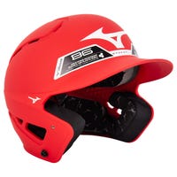 Mizuno B6 Youth Batting Helmet in Red Size OSFA