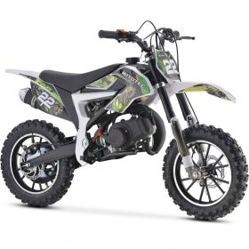 MotoTec 50cc Demon Kids Gas Dirt Bike - Green