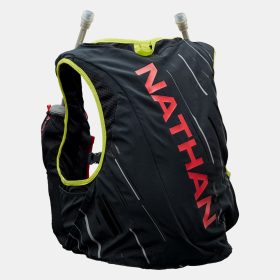 Nathan Pinnacle 4L Hydration Vest Women's Hydration Packs and Vests Fit Black/Hibiscus