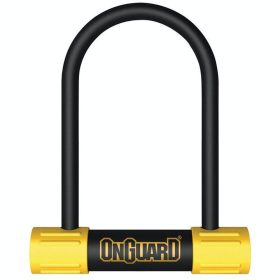 OnGuard | Bulldog U-Lock Blk/Yellow, 3.55 X 5.5"