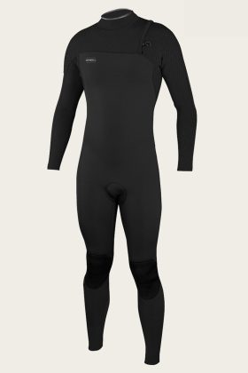 Oneill Wetsuits Mens Hyperfreak Comp Zipperless 3/2mm Fullsuit in Black / LT