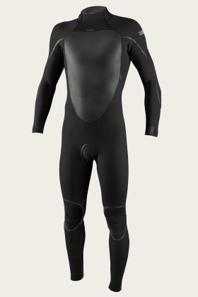 Oneill Wetsuits Mens Psycho Tech Back Zip 3/2+mm Fullsuit in Black