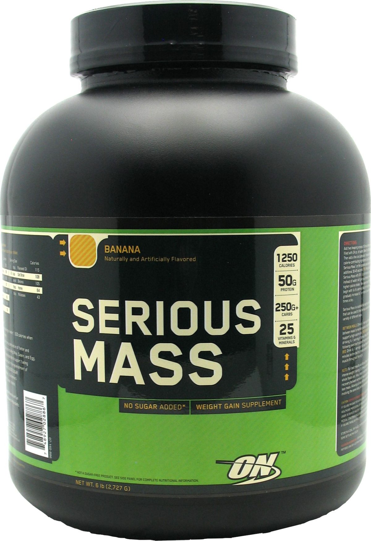 Optimum Nutrition Serious Mass Protein Powder 6 lbs