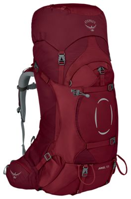 Osprey Ariel 55 Backpacks for Ladies - Claret Red - XS/S