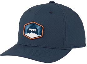 PING Men's Sunset Golf Hat 2022, Spandex/Polyester in Navy