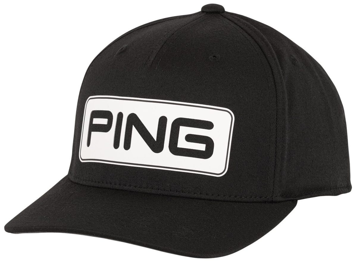 PING Men's Tour Classic Golf Hat 2022, Spandex/Polyester in Black