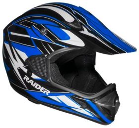Raider RX1 MX Off-Road Helmet for Adults - Blue - Medium